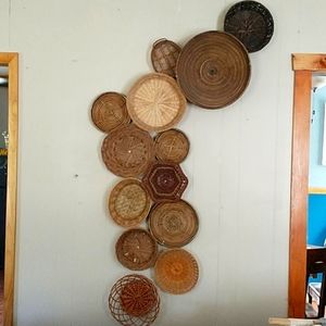 Boho basket wall